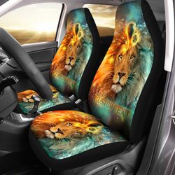 Lion Zodiac Personalized Car Seat Covers Personalized Gift Idea Car Accessories