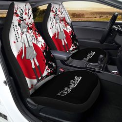 Hinata Tachibana Car Seat Covers Custom Japan Style Tokyo Revengers Anime Car Accessories