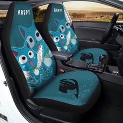 Happy Car Seat Covers Custom Fairy Tail Anime Car Accessories