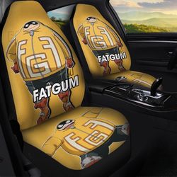 Bnha Fat Gum Car Seat Covers Custom Anime My Hero Academia Car Accessories