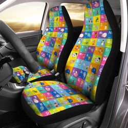 Alphabet Car Seat Cover Custom Abc Funny Car Accessories