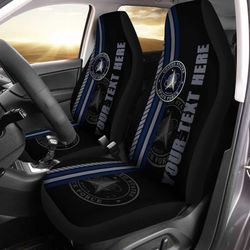 Us Space Force Car Seat Covers Custom Name Car Interior Accessories