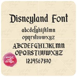 Disneyland Alphabet SVG, Disneyland Font SVG, Letters SVG, Customize Gift Svg, Vinyl Cut File, Ttf, Svg, Pdf, Jpg, Ai Pr