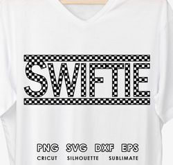 Swiftie checkered trendy est. 1989 Svg, Png, swiftie retro instant digital download, sublimation