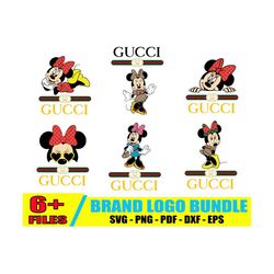 Minnie Gucci Logo Svg, Disney Gucci Svg