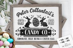 Cottontail Candy SVG, Easter SVG,  Cottontail Candy Co SVG, Easter Bunny svg, Vintage Easter svg