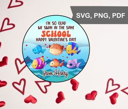 classroom valentine sticker svg, goldfish valentine stickers png, school valentine stickers pdf, non candy valentine lab