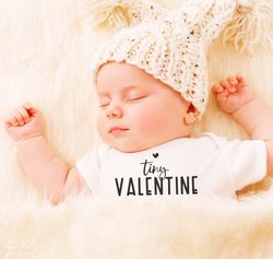 Tiny Valentine SVG, Valentines Day Kid Shirt SVG, Baby Valentine SVG, 1st Valentine Saying Svg, Gift for kids Svg, Heart
