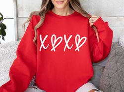 Hugs and Kisses SVG PNG PDF, Xoxo Svg, Heart Svg, Valentine Svg, Love Svg, Valentine Shirt Svg, Hello Valentine Shirt, V