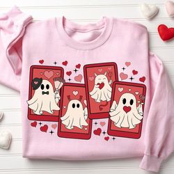 Valentines Day Ghost Shirt Png, Anti Valentine Ghost Png, Will you be My Boo, Funny Hearts Sublimation, Valentine Humor,