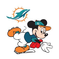 Mickey Miami Dolphins Svg, Sport Svg, Dolphins Logo Svg, Mickey Svg, Dolphins Logo Svg, NFL Football Svg, NFL Svg, NFL S