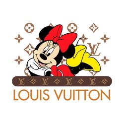 LV Minnie Mouse Logo Svg