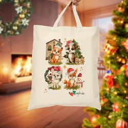 Christmas tote bag,custom christmas bag,custom name tote bag,custom name tote,cheap bag,christmas gifts,christmas presen