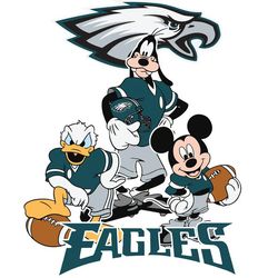 Nfl Philadelphia Eagles Mickey Mouse Friends Funny Super Bowl Svg