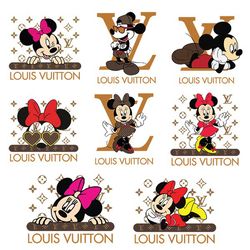Mickey Louis Vuitton Svg Bundle , Bundle Brand Logo Svg, Brand Logo Svg, Louis Vuitton svg, digital download