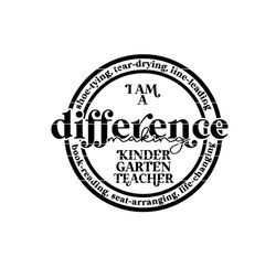 Difference Maker SVG, Teacher Gift SVG, Tote Bag for Teacher Idea SVG, Kindergarten Teacher svg, dxf, png, jpg, end of s