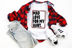 mothers day tshirt svg for kids, mad love for my nana, grandmas birthday gift, baby boy gift svg png jpeg pdf, sublimati