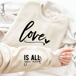 Love Svg is all you need SVG PNG, Boho Self Love Svg, You Matter svg, Motivational Sleeve Shirt Svg, Boho Quote Love You