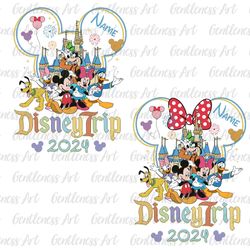 Bundle Personalized Family Trip Png, Family Vacation Png, Mouse And Friends Png, Friend Squad Png, Vacay Mode Png, Magic