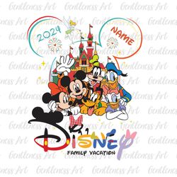 Family Vacation 2024 Svg, Family Squad Svg, Vacay Mode Svg, Magical Kingdom Svg