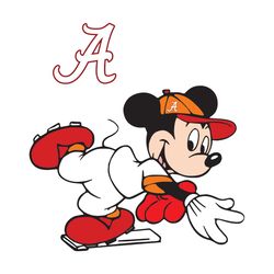 Alabama Tide Mickey Svg, Sport Svg, Alabama Crimson Tide Svg, NCAA Sport Svg, NCAA Svg, Mickey Svg, Tide Logo Svg, NCAA