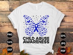 child abuse awareness svg png, child abuse butterfly svg, blue ribbon svg, child abuse prevention cricut cut file sublim