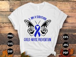 child abuse awareness svg png, i am a survivor child abuse prevention svg, blue ribbon svg, child abuse prevention cricu