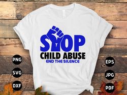 child abuse awareness svg png, stop child abuse end the silence svg, blue ribbon svg, child abuse prevention cricut cut