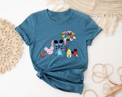 Stitch Shirt, Disney Shirt, Stitch Snacks Shirt, Stitch Balloon Shirt, Disney Snack Shirt, Disneyland Shirt, Disney Grou