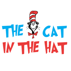 Cat In The Hat Dr Seuss Svg, Cat In The Hat SVG