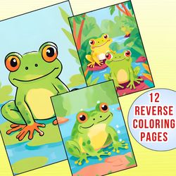 Ditch the Crayons, Draw Swamps! Unwind & Get Messy with Frog Reverse Coloring