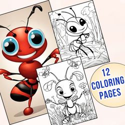 Tiny Titans! Get Busy With Fun & Educational Ant Coloring Pages