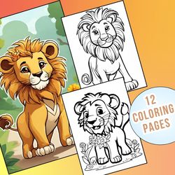 12 Printable Lion Coloring Pages for a Wild and Wonderful Learning Experience