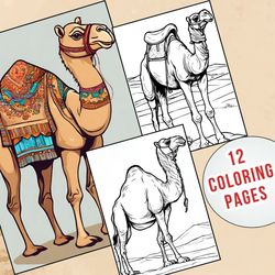 12 Hump-tastic Camel Coloring Pages That Will Make Your Day