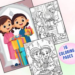 Eid Mubarak! Color Your Way to a Happy Eid with These 16 Coloring Pages