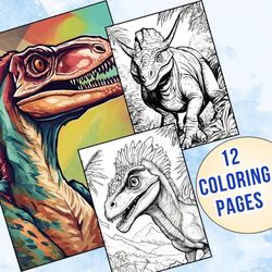 Roar into Creativity! Fun & Educational Dinosaur Coloring Pages for all Ages!