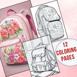 Backpack Fun Awaits! 12 Printable School Bag Coloring Pages for Kids of All Ages