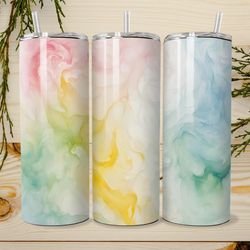 Classical Watercolor Tumbler Wrap for Elevated Drinkware