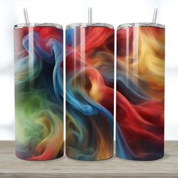 Elevate Your Drinkware with Smoke Colors Tumbler Wrap - Add a Touch of Mystery