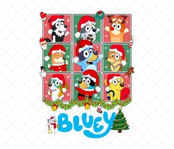 Blue Dogs Christmas Png, Family Christmas Png, Christmas Dogs Png, Christmas Tree Png, Christmas Design, Family Svg