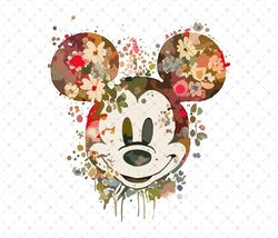 Mickey SVG, Mickey Splash of color, Cartoon Characters PNG, Waterslide Sublimation, Printable Decal, Image Download, Fa