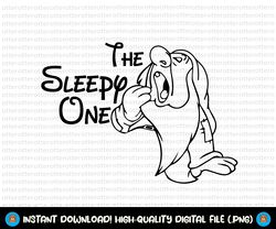 The Sleepy one, Seven Dwarfs Png, Seven Dwarfs Svg, Svg Files For Cricut, Family Matching Png, Family Trip Png, Birthday