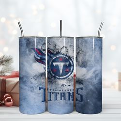 Tennessee Titans 20Oz Tumbler Wrap, NFL Tumbler Wrap, Football Team Tumbler Design
