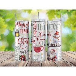 Christmas Tumbler Cup, Christmas Gift for Mom, Coffee Lover Gifts for Her, Secret Santa Gift for Coworkers, Stocking Stu