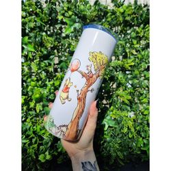 Winnie the Pooh Metal 20oz Tumbler | Hot and Cold Drinks | Travel Cup Bottle | Birthday present Valentines | Tigger eeyo