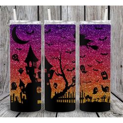 20oz Skinny Tumbler | Halloween | Witch | Skinny | Tumbler | Straight | Lid With Straw | Sublimation | Double Walled | F