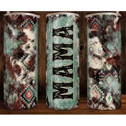 20 or 30oz Tumbler | Tumbler | Skinny | Straight | Sublimation | Insulated | Mom | Mama | Western | Cow | Heifer | Brown