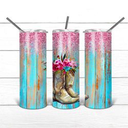 20 or 30oz Skinny Tumbler | Skinny | Tumbler | Straight | Double Walled | Sublimation | Lid with Straw | Cute | Wood | C