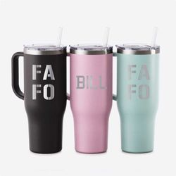 Personalized FAFO Tumbler, Military Gifts, Gifts for Men, FAFO, Manly Gifts, FAFO Coffee Mug, Dad Gifts, Anniversary Gif