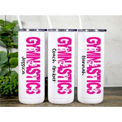 Personalized Gymnastics Gift For Girls, Gymnastics Gifts for Team, Gymnastics Coach Gift, Gymnastics Tumbler, Gift for G